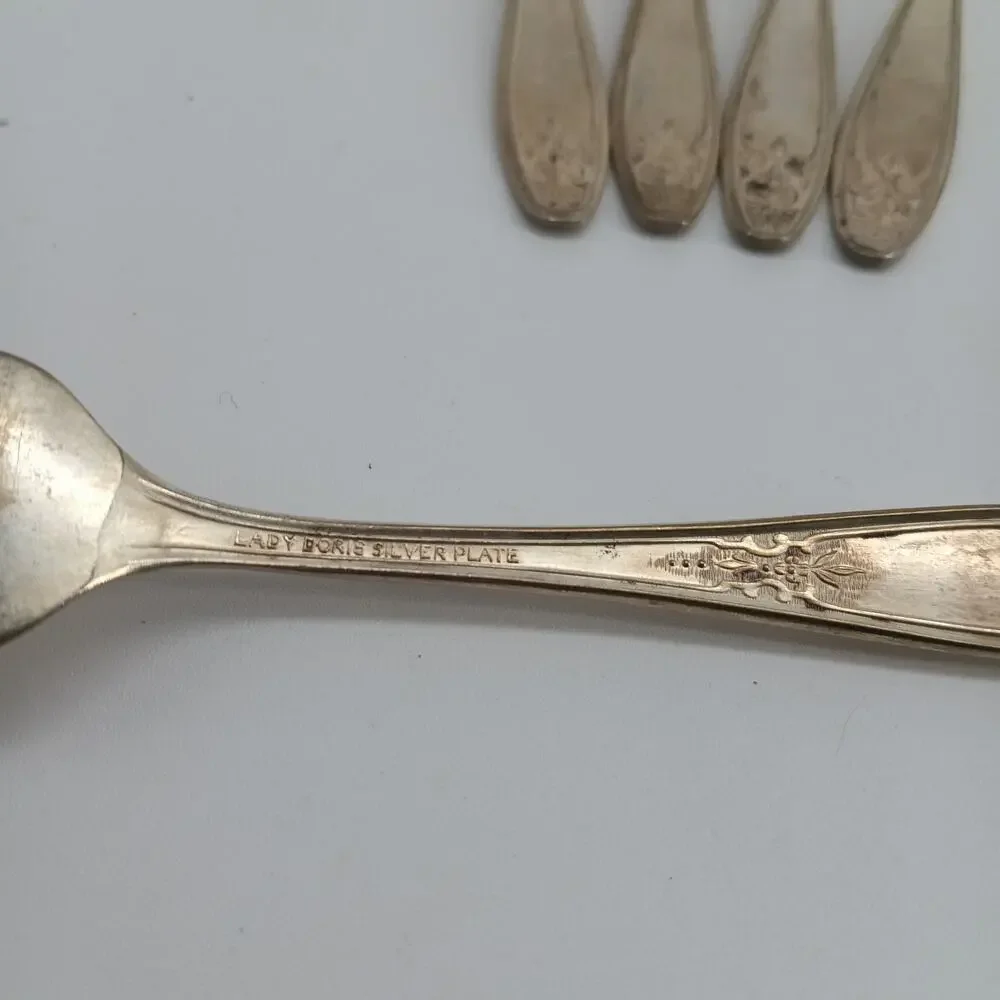 5X SF International Princess-Lady Doris Silverplate Salad Forks